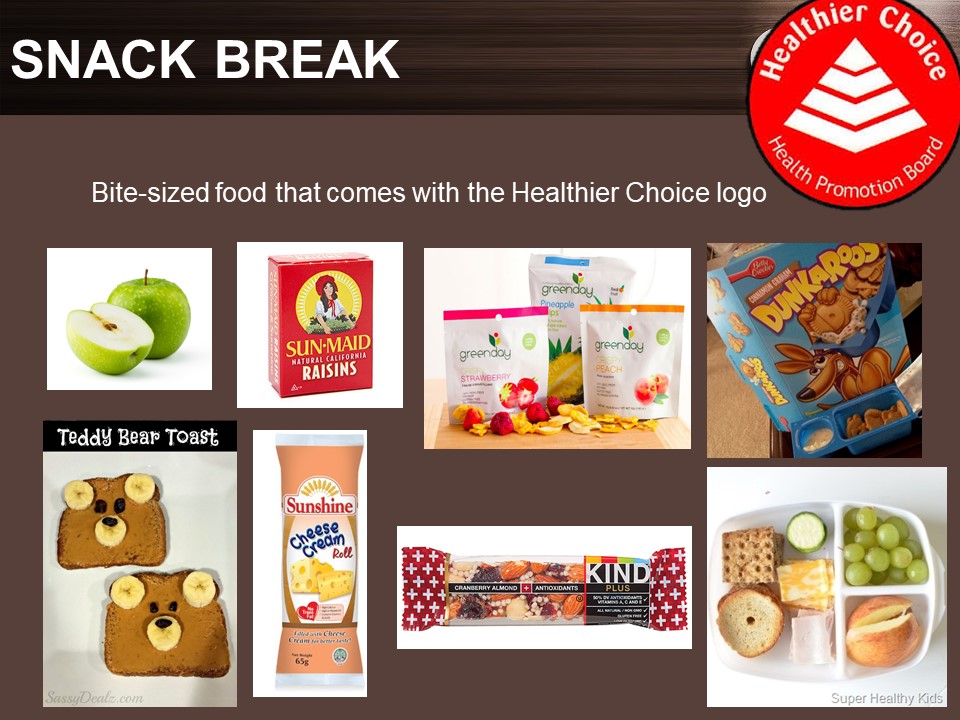 General Guidelines for P1 Snack Break